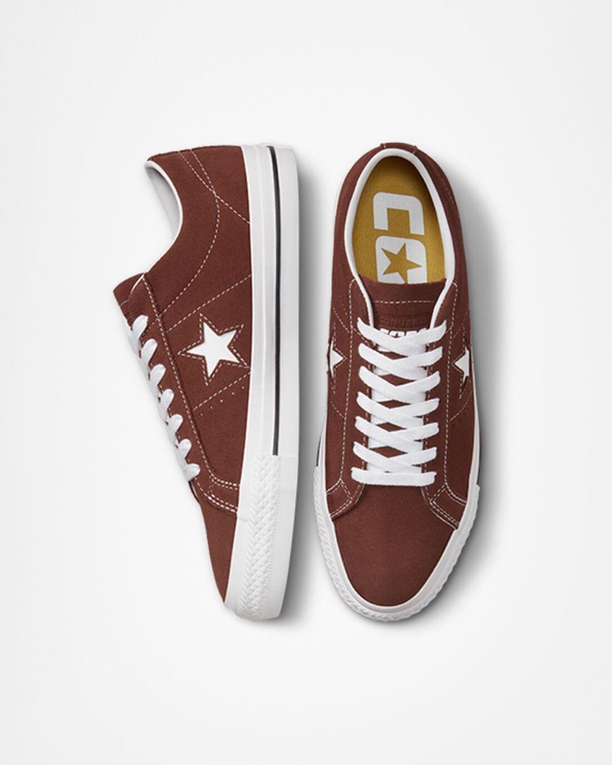 Dámské Skate Boty Converse One Star Pro Červené Bílé Černé | CZ IDNO52